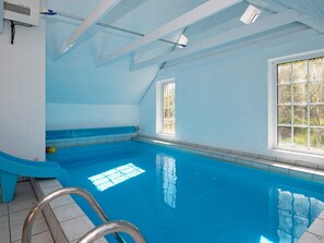 Outdoor pool - Luxurious Cabin With Pool in Ringkøbing (Ringkobing)