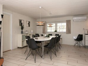 House | Private kitchen | Fridge, microwave, stovetop, dishwasher - Luxurious Cabin With Pool in Ringkøbing (Ringkobing)