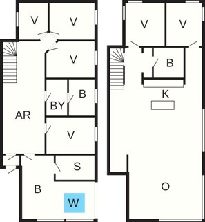 House | Floor plan - Gorgeous Holiday Home in Ebeltoft with Hot Tub (Ebeltoft)