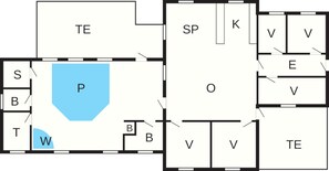 Casa | Planta do andar