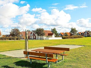Outdoor dining - 8 Person Holiday Home in Brenderup Fyn (Middelfart)