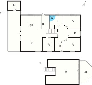 House | Floor plan - Secluded Retreat Near Sea - By Traum Ferienwohnungen (Hanstholm)