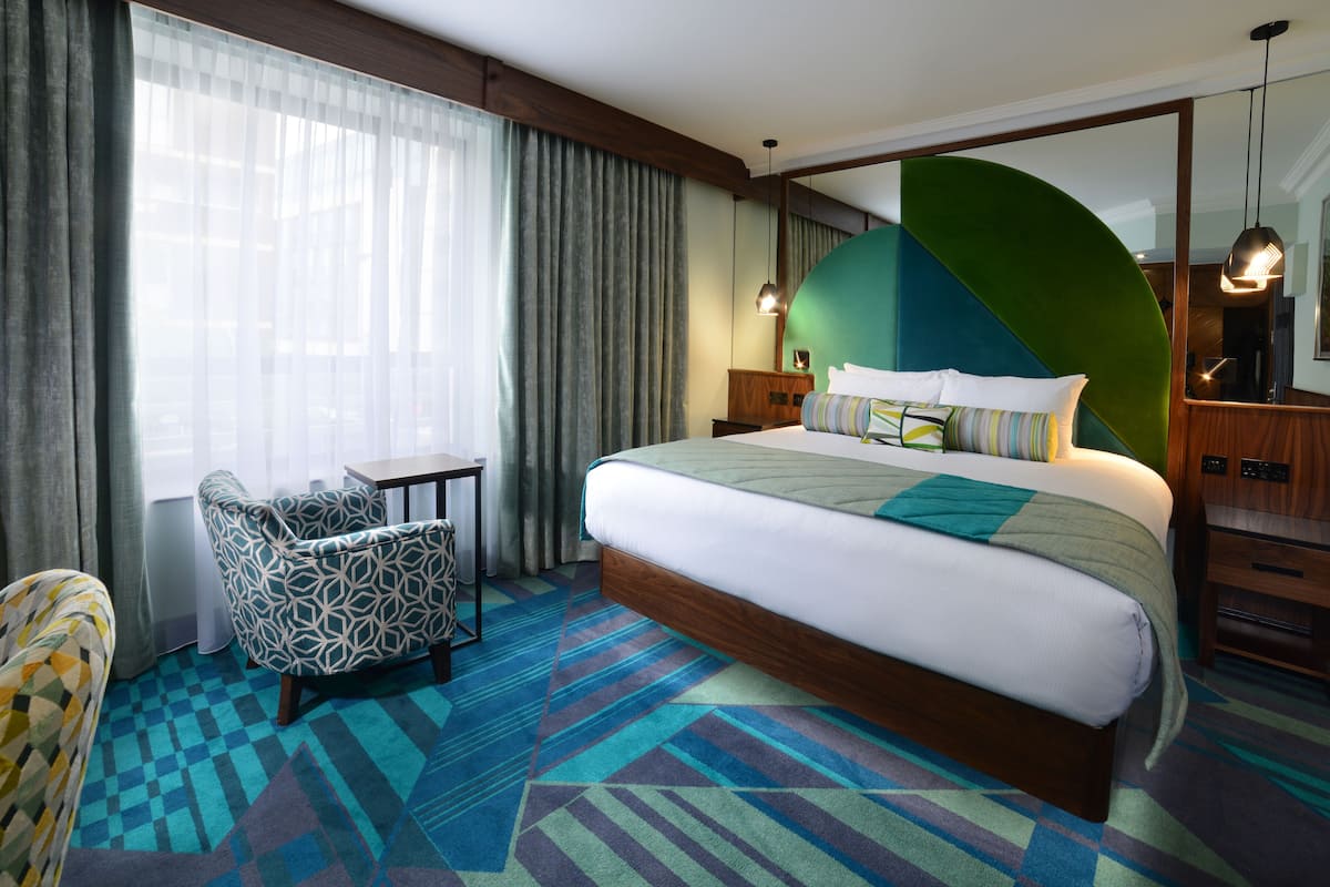 Premium bedding, memory foam beds, in-room safe, individually decorated