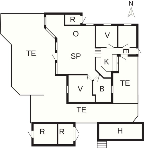 Floor plan - Stylish Beach House - By Traum Ferienwohnungen (Nordborg)