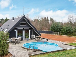 Outdoor pool - Exclusive Holiday Home in Jutland Denmark With Sauna (Ebeltoft)