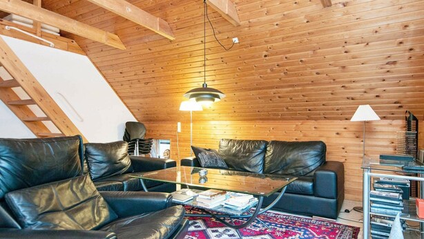 Living room - Exclusive Holiday Home in Jutland Denmark With Sauna (Ebeltoft)