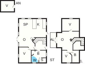 บ้านพัก | ผังชั้นอาคาร