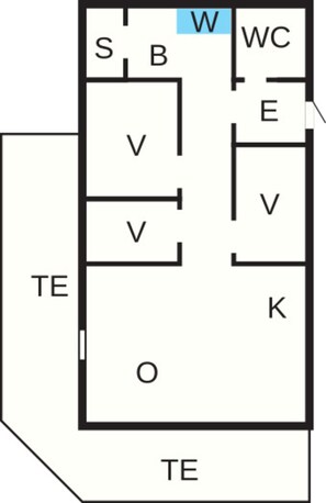 Floor plan - 8 Person Holiday Home in Fjerritslev-by Traum (Fjerritslev)