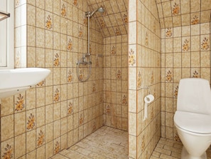 Bathroom - Comfortable Holiday Home in Lolland Near Sea (Nakskov)