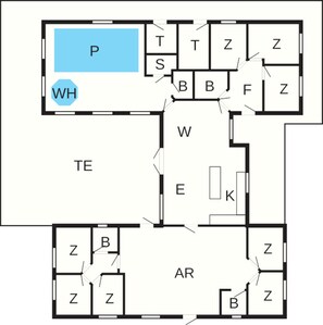 Casa | Planta do andar