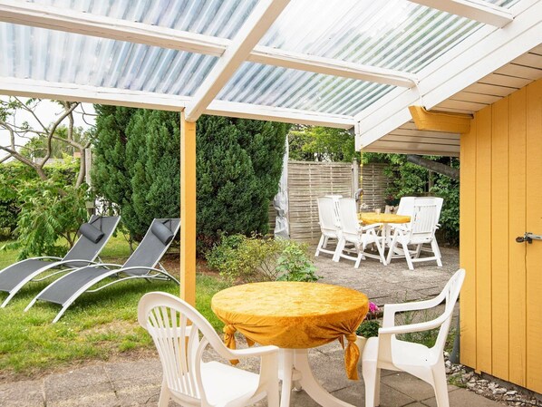 Balcony - Luxurious Holiday Home in Ebeltoft Jutland With Terrace (Ebeltoft)