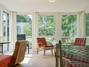 Living room - Beautiful Holiday Home in Bornholm Close to Lake (Ronne)