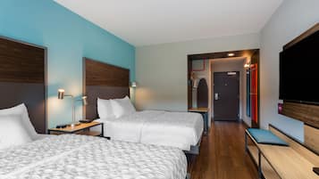 Desk, blackout drapes, iron/ironing board, free WiFi