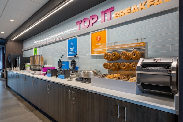 Free daily buffet breakfast