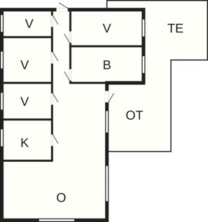 House | Floor plan - 8 Person Holiday Home in Vejers Strand (Vejers Strand)
