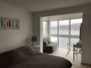 3 soverom, strykejern/-brett, reiseseng for barn og wi-fi (inkludert)