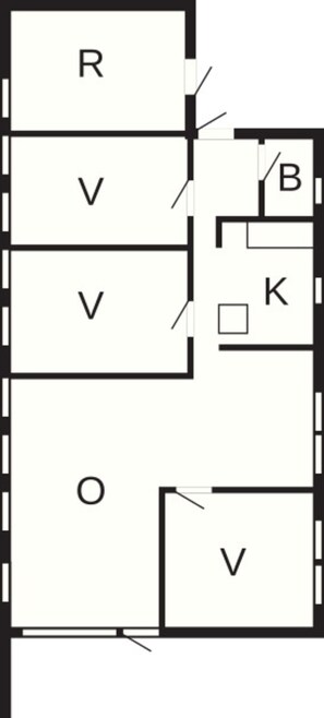 House | Floor plan - 6 Person Holiday Home in Skagen (Skagen)