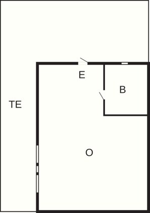 House | Floor plan - 3 Person Holiday Home in Ronnang (Roennaeng)