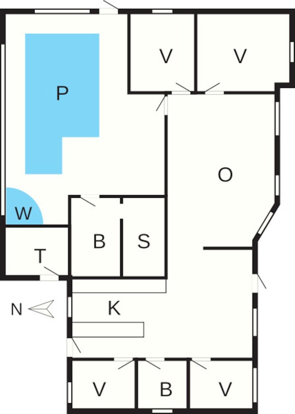 House | Floor plan - 10 Person Holiday Home in Jerup-by Traum (Jerup)