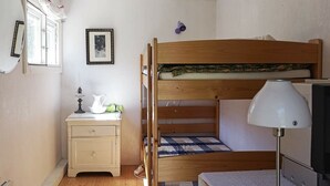 2 quartos, individualmente mobiliados