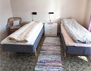 4 bedrooms, individually furnished