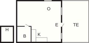 House | Floor plan - 5 Person Holiday Home in Borgholm (Borgholm)