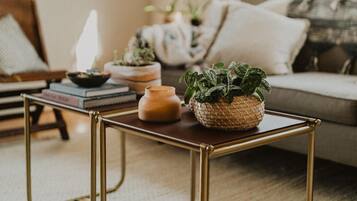 40-inch flat-screen TV with digital channels, TV