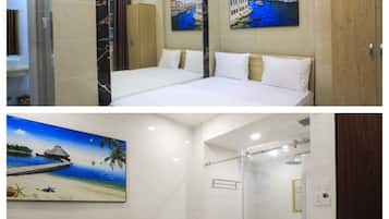 1 bedroom, bed sheets