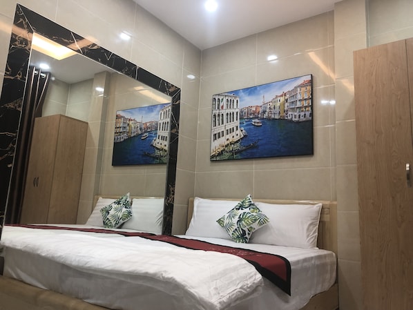 1 habitación y ropa de cama 
