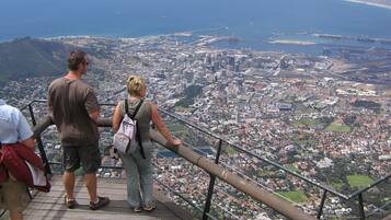 Enjoy breathtaking views of the city skyline and coastline from this elevated vantage point.