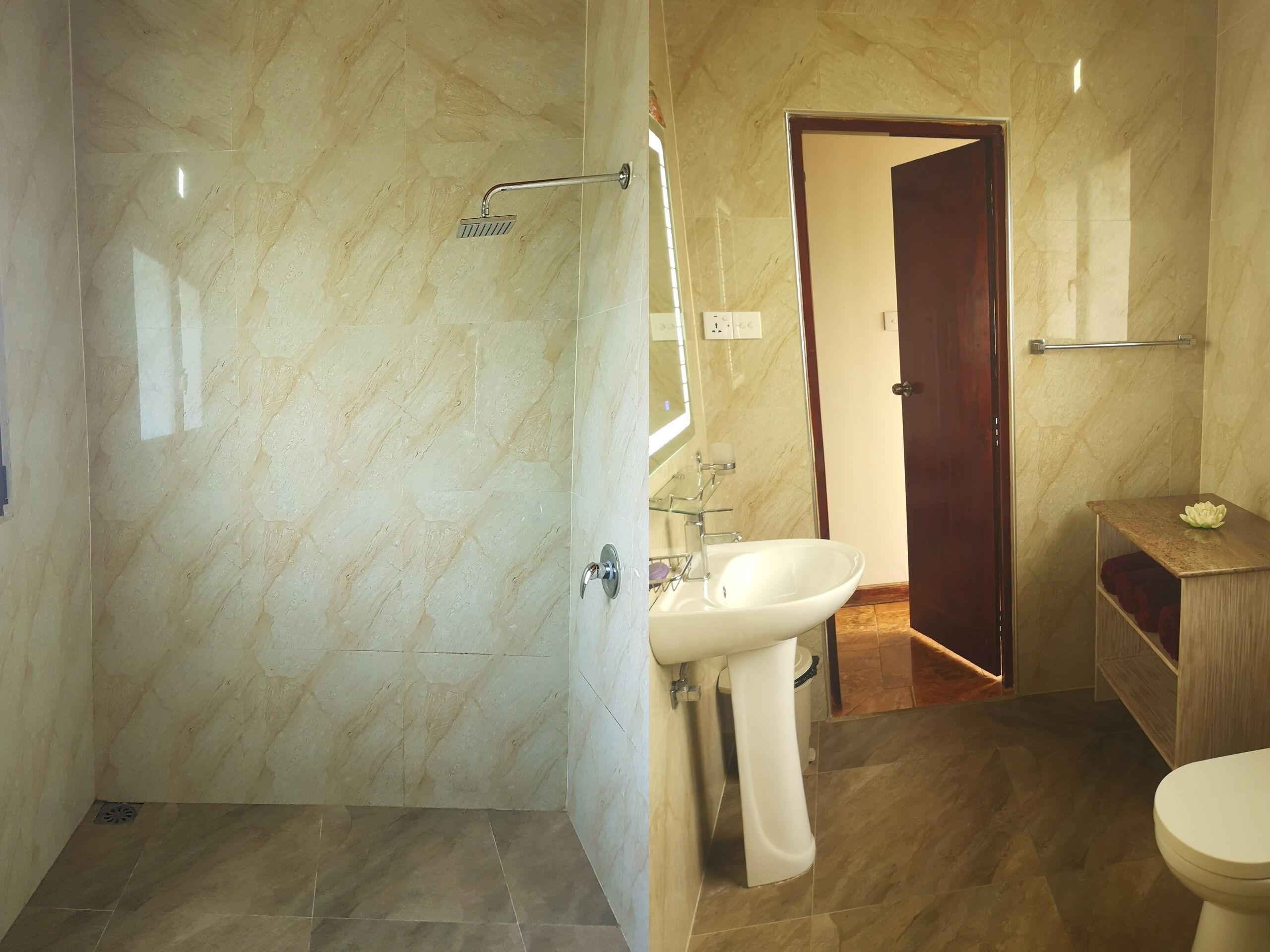 Villa, 3 Bedrooms, Smoking, Private Pool | Bathroom | Shower, bidet, soap