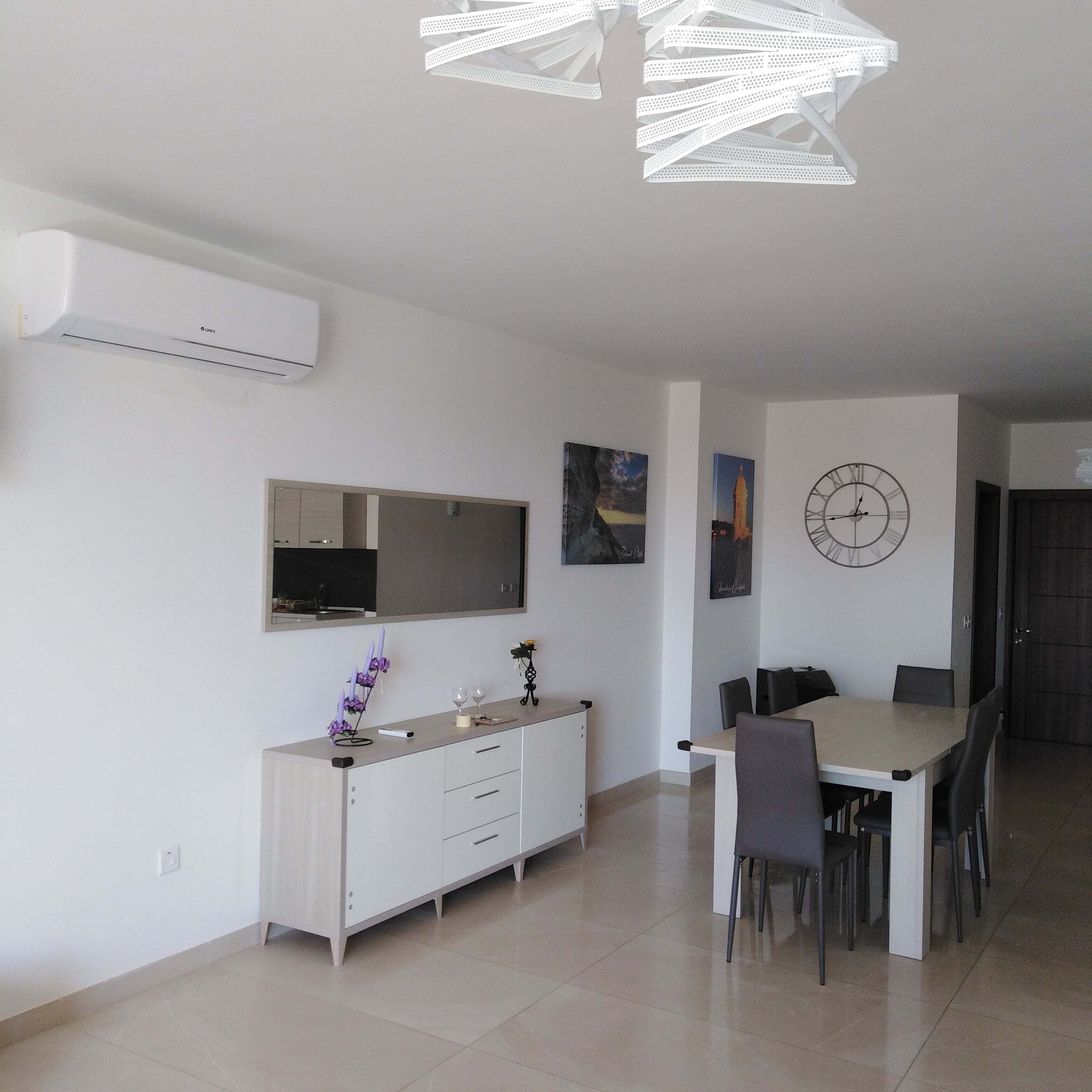 Apartment, 2 Schlafzimmer, Balkon, Stadtblick | Speisen