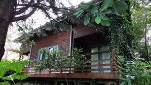 Balcony - Cabaña Pudomo en Coñaripe con Hot-tub Exclusivo (Panguipulli)