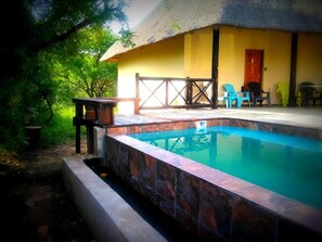 Outdoor pool - Lovely Holiday Home for a Large Family or Friends Bordering Kruger National Park (Nkomazi)