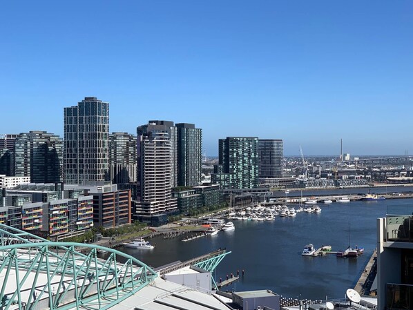 View from property - City Apartment Marvel Stadium Free Parking/tram (Docklands)