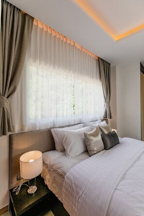 Leilighet – superior | Safe på rommet, blendingsgardiner, lydisolert og strykejern/-brett