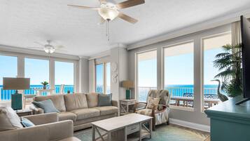 Condo, Multiple Beds, Private Pool | Living area | 42-inch flat-screen TV with digital channels