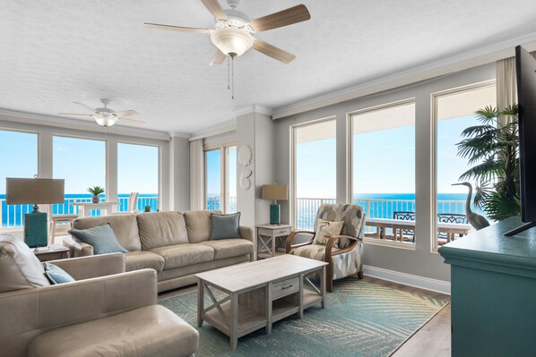 Condo, Multiple Beds, Private Pool | Living area