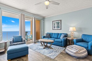 Living area - Treasure Island 1606 (Panama City Beach)