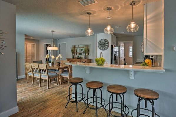 House, Multiple Beds, Private Pool, Pool View | Private kitchen | Fridge, microwave, stovetop, coffee/tea maker - Water Lovers Paradise (Palm Coast)