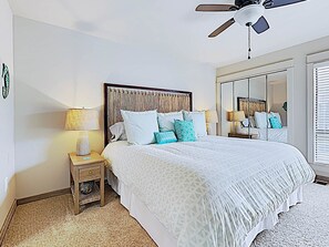 2 slaapkamers, een strijkplank/strijkijzer, gratis wifi, beddengoed