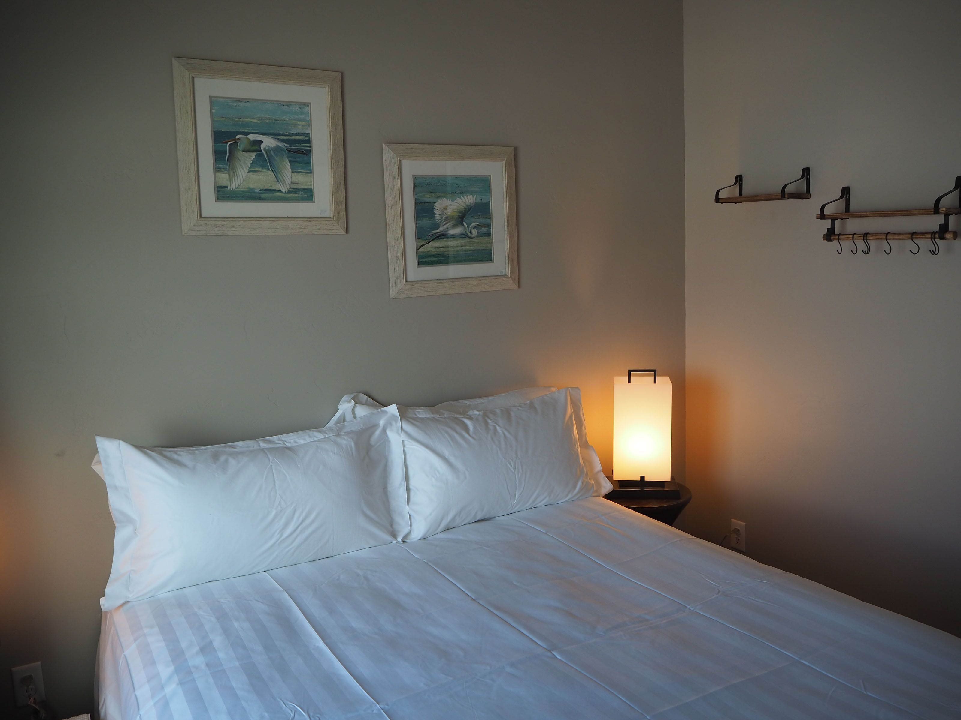 Premium bedding, individually decorated, individually furnished