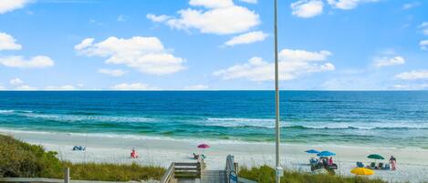 Beach nearby, white sand