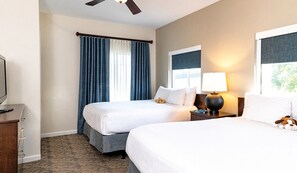 2 bedrooms, in-room safe, iron/ironing board, WiFi