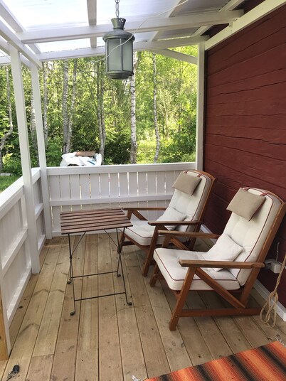 Altes Schwedisches Torp Nahe Vimmerby Modern Renoviert