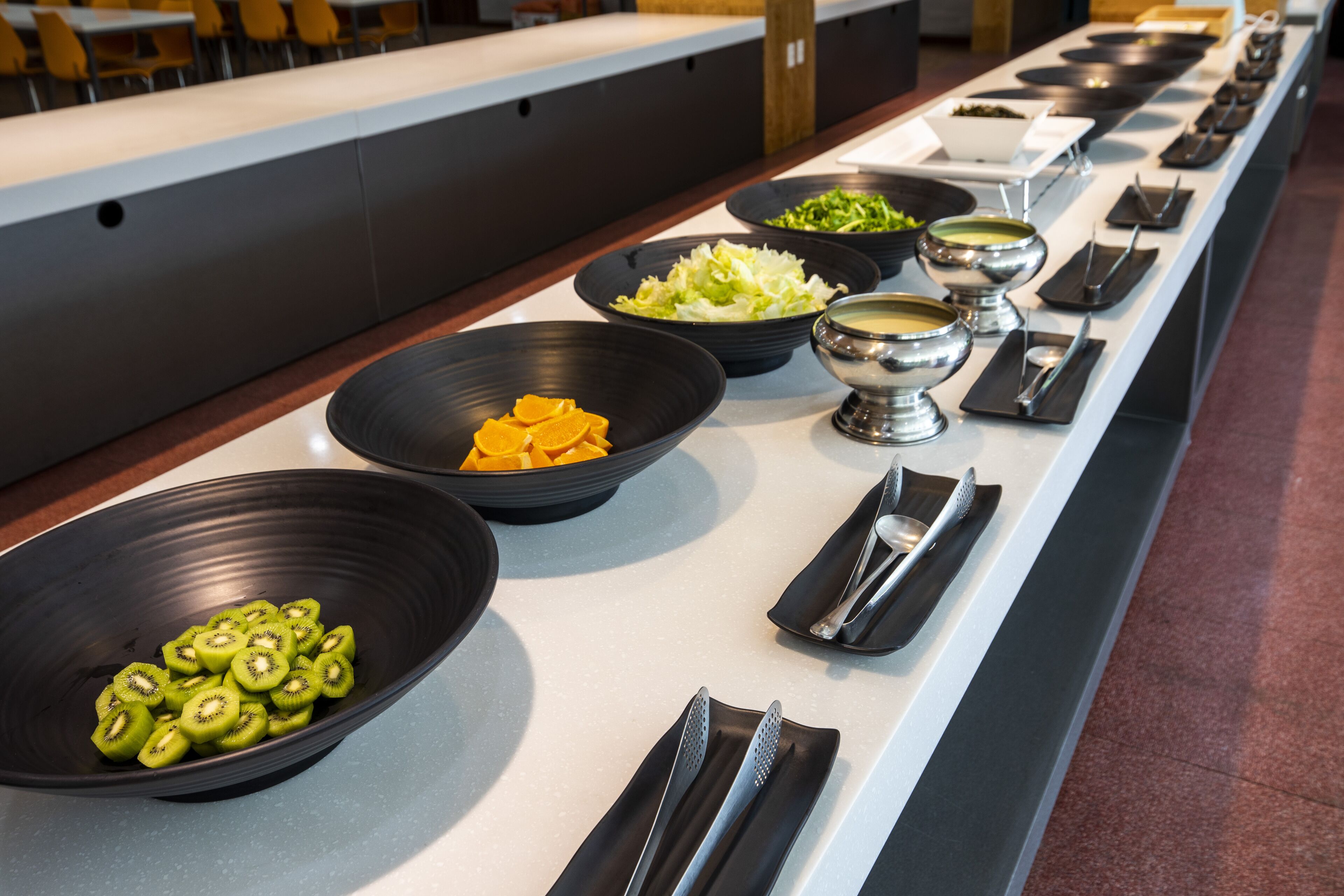 Daily buffet breakfast for a fee