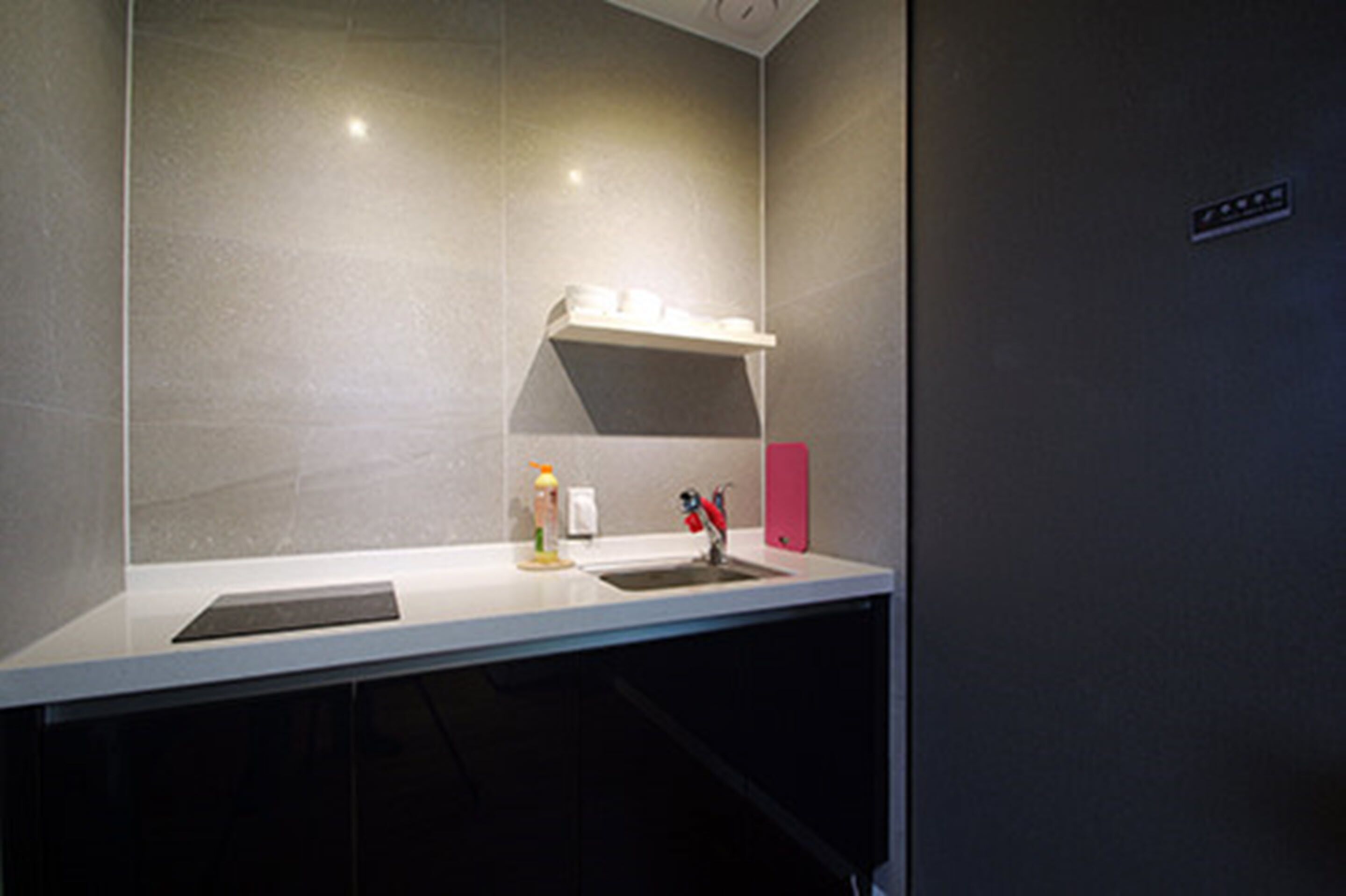 premium twin room, kitchenette (pension type) | private kitchenette | fridge, microwave, stovetop