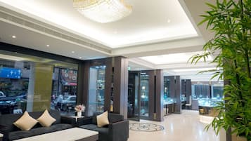 Sala de estar en el lobby