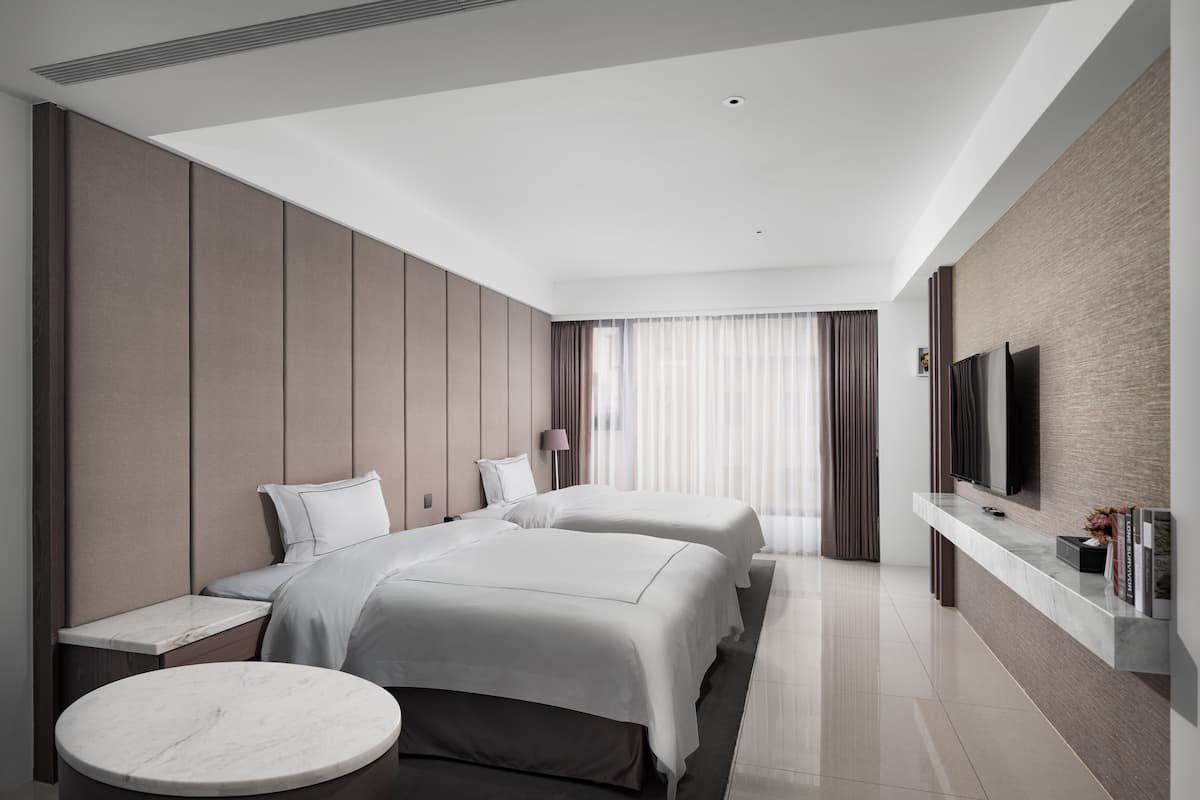Habitación clásica con 2 camas individuales | Vista desde la habitación