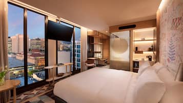 Premium kamer, 1 kingsize bed, hoek